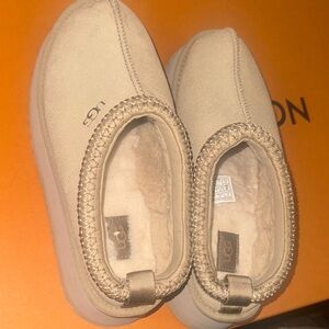 UGG Cream Slip-On Shoes with Plush Lining
